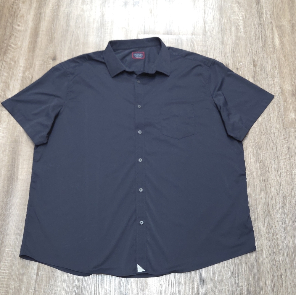 UNTUCKit Men's Pre-owned Short Sleeve Shirt Navy Blue 3XL